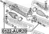 TOYOT 4551028180 Tie Rod Axle Joint